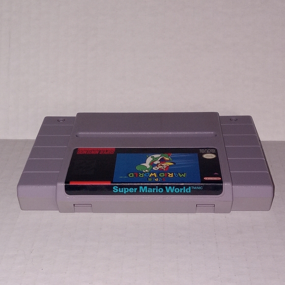 Super Mario World Snes Nintendo 1992 Authentic First Print - Picture 3 of 6